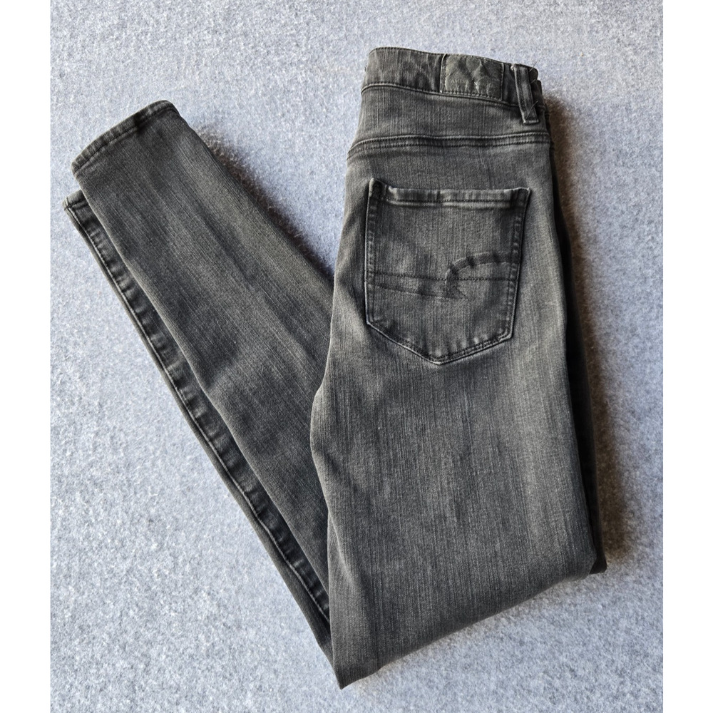 American Eagle Women's Jeans / Jeggings High Rise Charcoal Wash Size 2 (24x26)